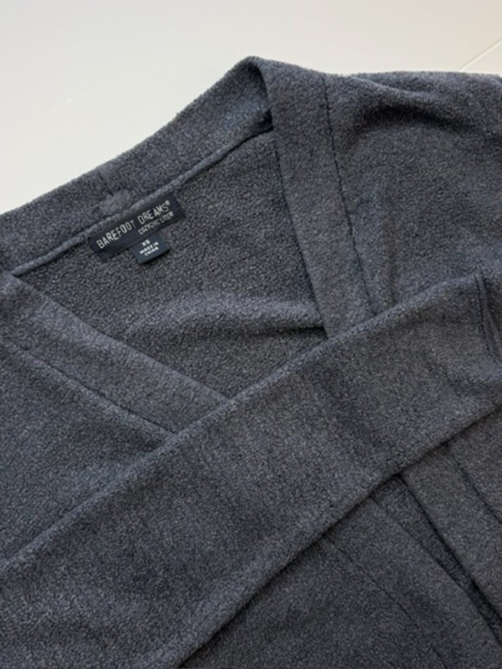 Barefoot Dreams Cozy Chic Lite Cardigan Soft Knit Open Front Sweater Size XS